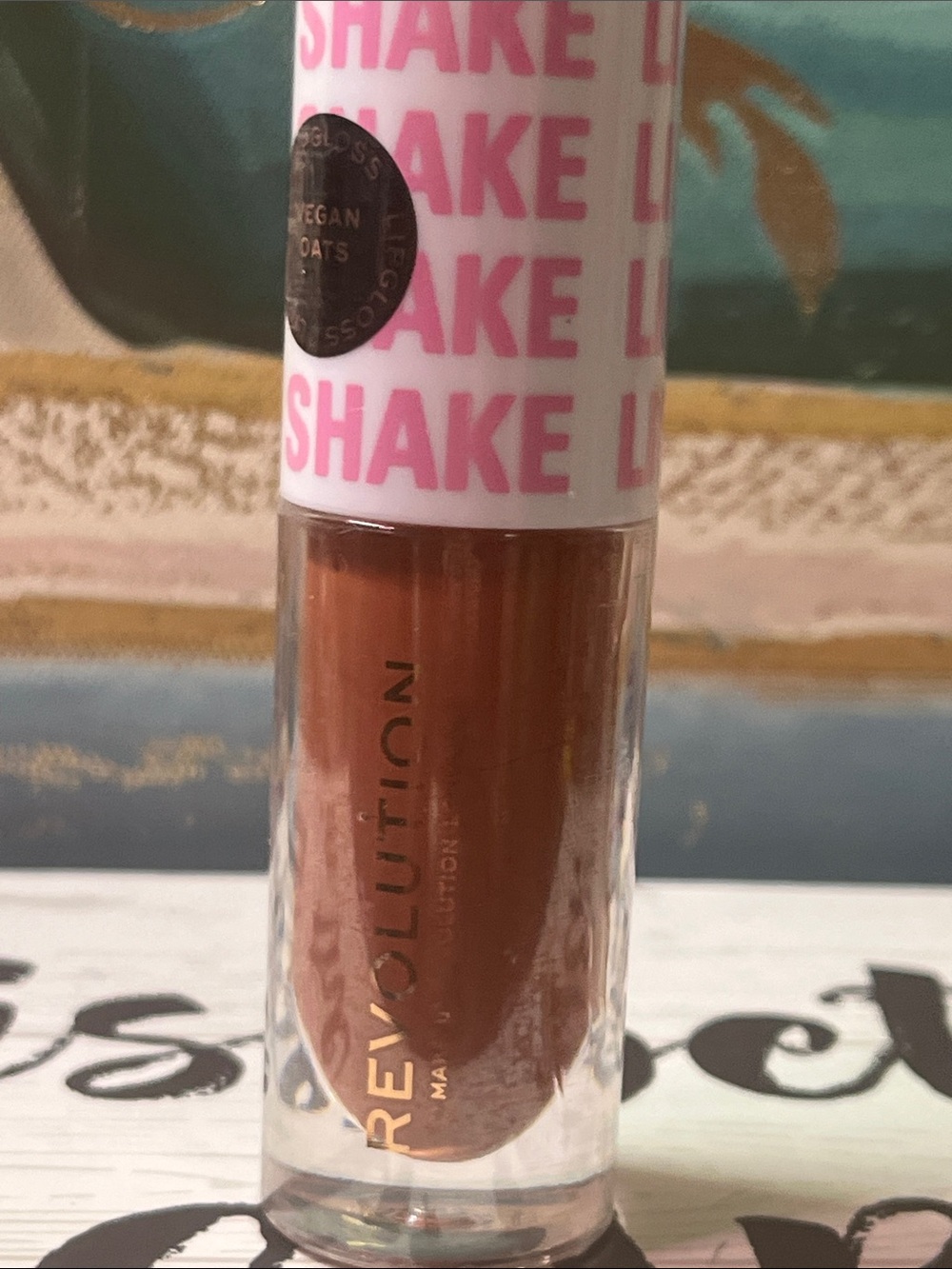 Revolution Shake Liquid Lipstick — Warm Brown
